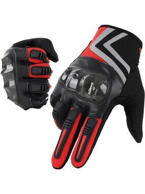 Lightweight Touchscreen Motorcycle Gloves for Men & Women - Summer Riding Gear